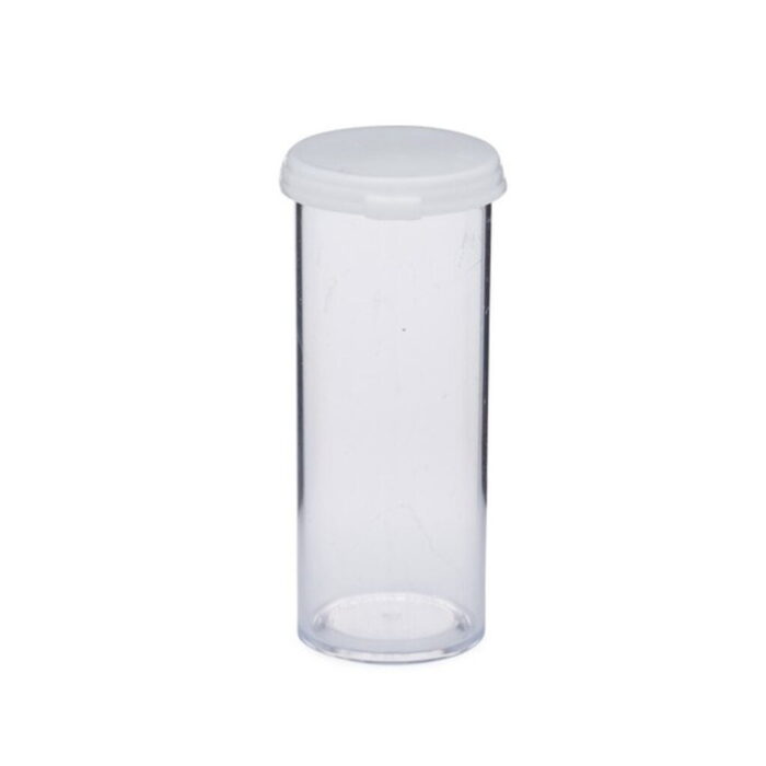 9 dram snap cap vial clear