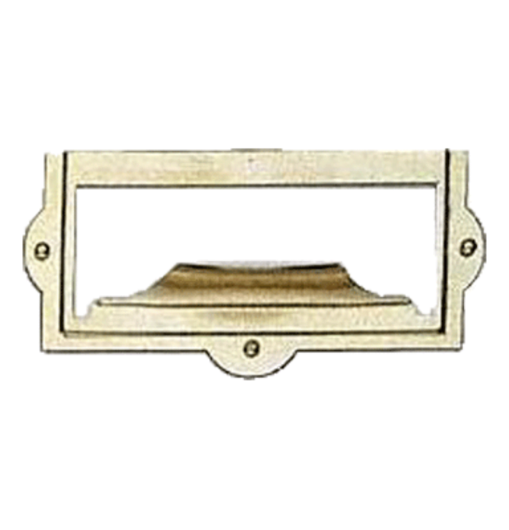 Brass Metal Label Holder