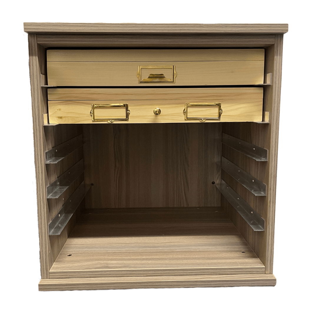 Open-Faced_Cabinet_JUN2026 Open Faced Cornell Cabinet with Insect Drawers