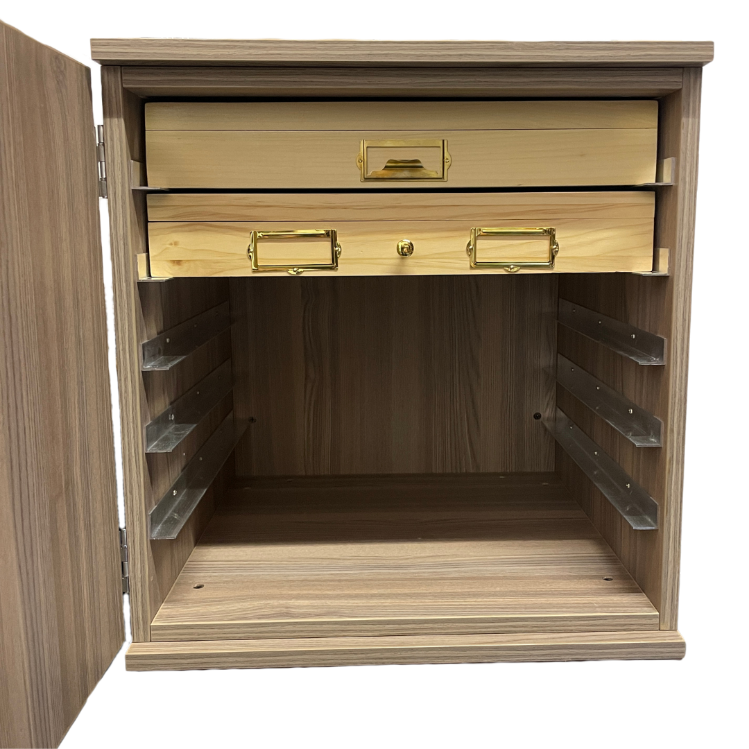 Cornell-Cabinet-Door-open_sqtrns Wooden Cornell Cabinet